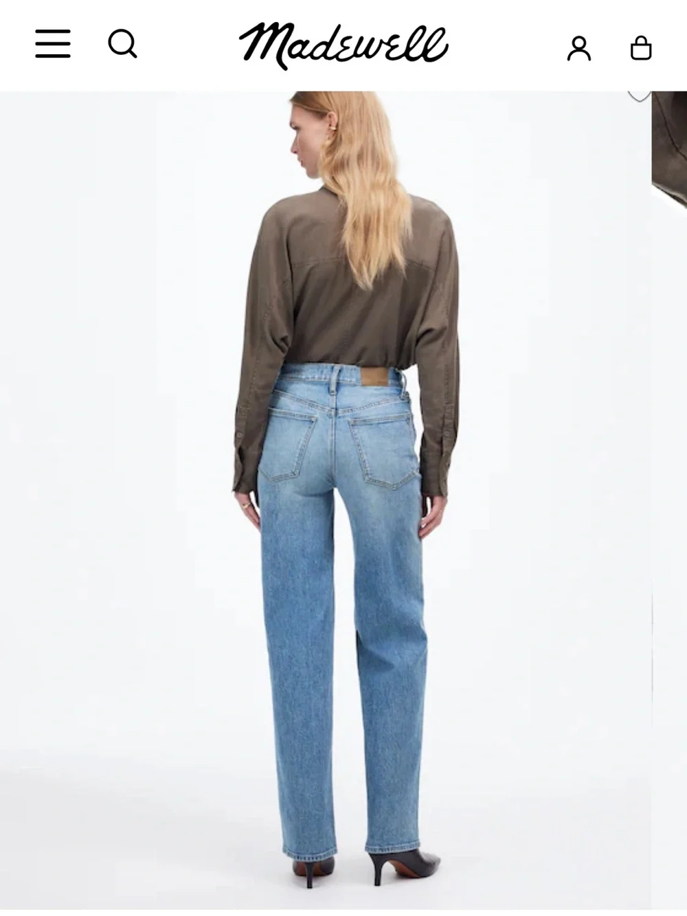 The Petite Perfect Vintage Wide-Leg Jean - Picture 5 of 7